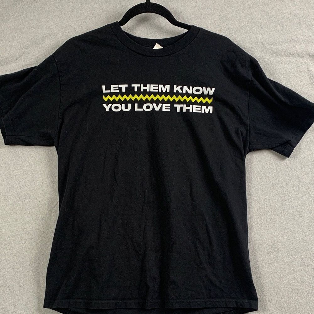 Peanuts Black Tee with Yellow Accents dream clothing Charlie Brown